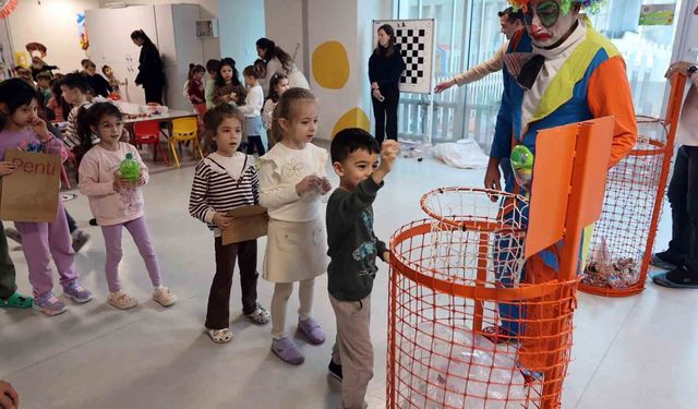 Emin Eller Gündüz Bakımevi’nde çocuklara geri dönüşüm bilinci aşılandı