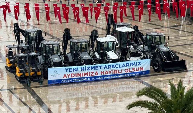 Aydın Büyükşehir Belediyesi Filosunu 11 Araçla Güçlendirdi