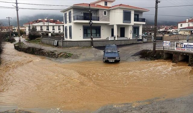 Menteşe’de Aşırı Yağış Felaket Getirdi