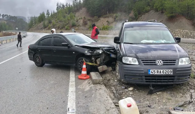 Muğla’da Kaygan Zemin Kazaya Sebep Oldu