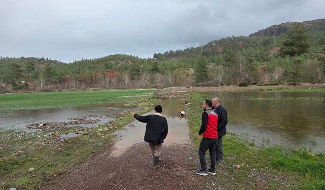 Menteşe’de Sağanak Sonrası Tarım Arazilerinde Hasar Tespiti Başlatıldı