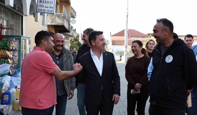 Başkan Aras Bafa’da Vatandaşlarla Bir Araya Geldi