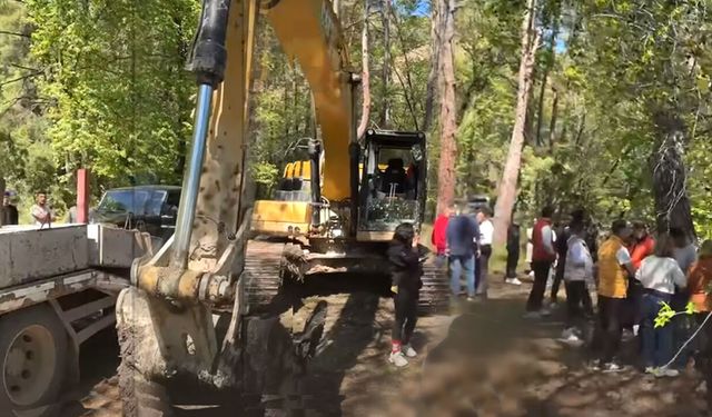 Göcek'te kafe yapımı için ağaç kesiliyor: Tepkiler yükseldi