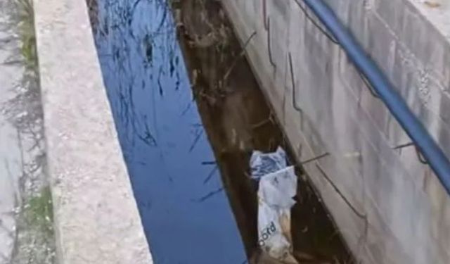 Menteşe'de Açık Bırakılan Su Kanalı Tepki Çekti
