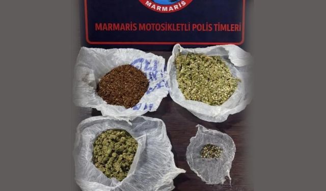 Marmaris’te kavga ihbarının ardından yasaklı madde çıktı