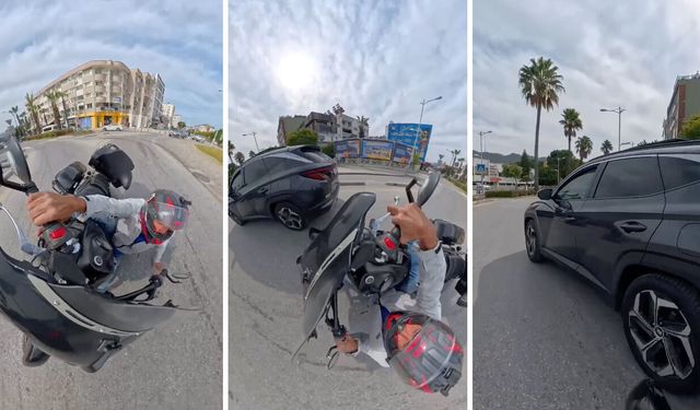 Telefonla konuşan sürücü ‘Kadrajadam’ın yaralanmasına sebep oldu