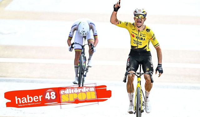 Paris-Roubaix 2026’da tarihi düello: Wout van Aert, Tadej Pogacar’ı sprintte geçti!