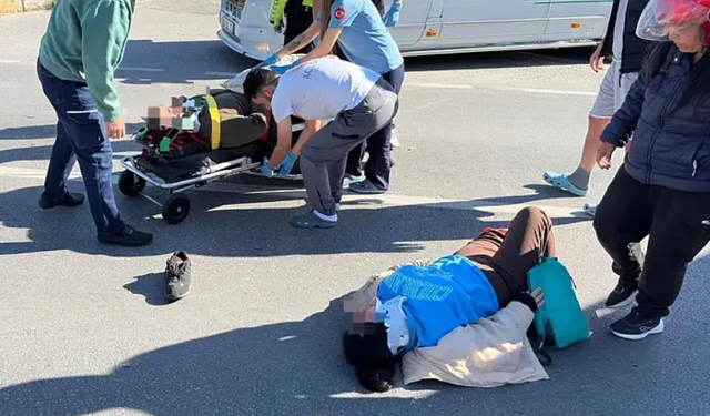 Bodrum'da motosiklet kazası: İki yaralı