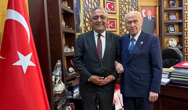 MHP Lideri Bahçeli CHP Milletvekili Tanrıkulu ile görüştü