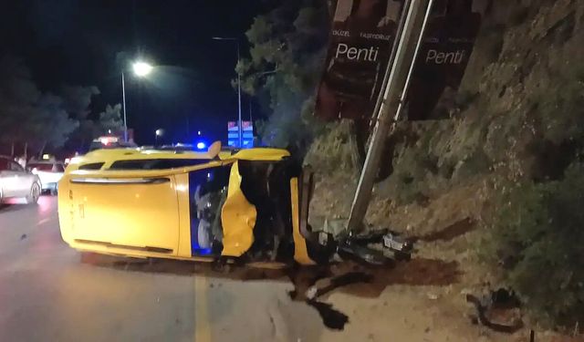 Bodrum'da motosiklet taksi ile çarpıştı: İki ölü