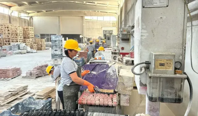Mermer atıklarından 2 milyon dolarlık ihracat