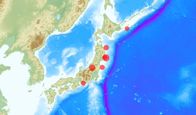 Japonya açıklarında 6.1'lik deprem