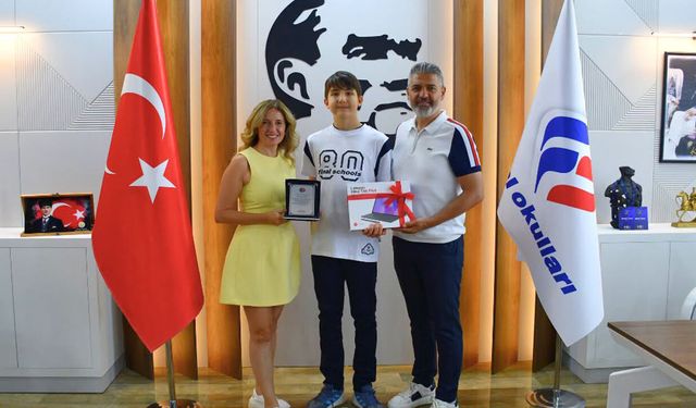 Ortaca Final Okulları’ndan Kaan Çınar, LGS’de 500 tam puanlıklar arasında