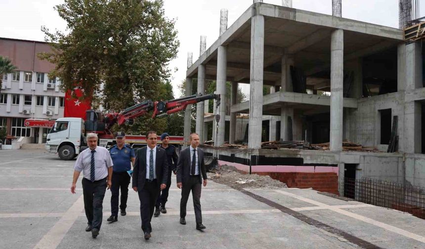 MUĞLA VALİSİ AKBIYIK KÖYCEĞİZ'DE İNCELEMELERDE BULUNDU