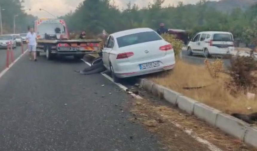 KÖYCEĞİZ'DE FECİ KAZA: İKİ OTOMOBİL KAFA KAFAYA ÇARPIŞTI