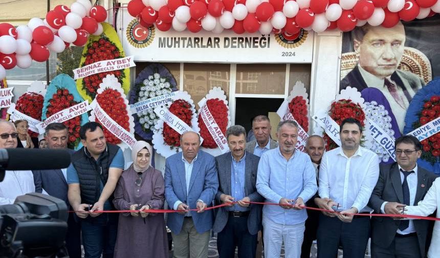 Ortaca Muhtarlar Derneği törenle açıldı