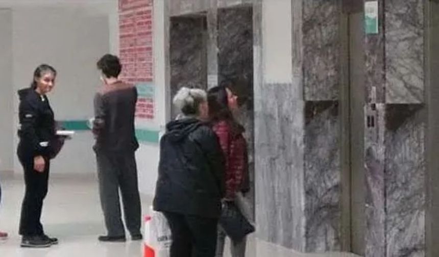 Muğla Eğitim ve Araştırma Hastanesi’nde Asansör Arızası Korkuttu