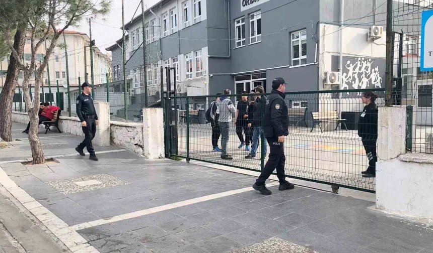 Menteşe’de okullarda güvenlik önlemleri başlatıldı: Polis ekipleri sahada