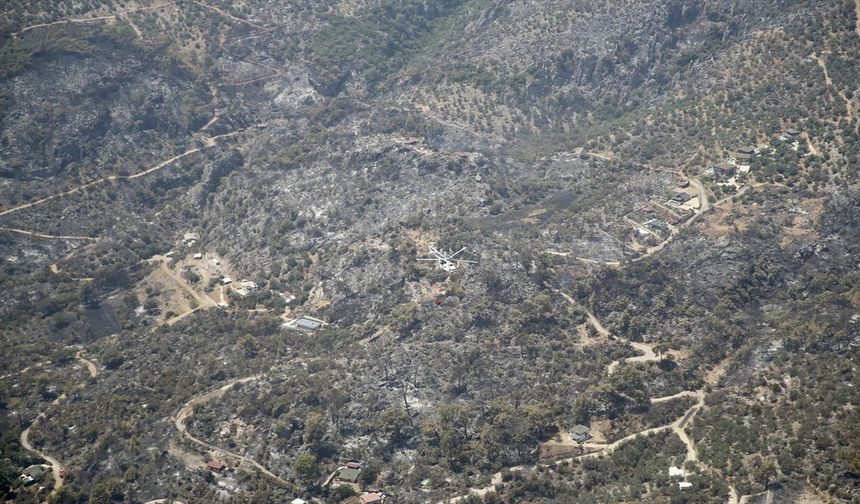 Göcek yangını kontrol altında: 350 hektar etkilendi