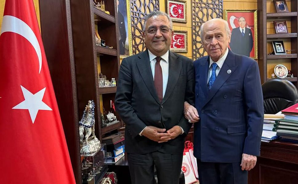 MHP Lideri Bahçeli CHP Milletvekili Tanrıkulu ile görüştü