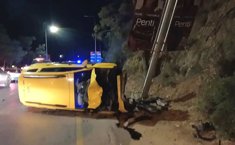 Bodrum'da motosiklet taksi ile çarpıştı: İki ölü