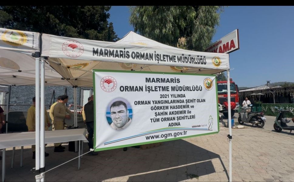 Marmaris’te orman şehitleri dualarla anıldı