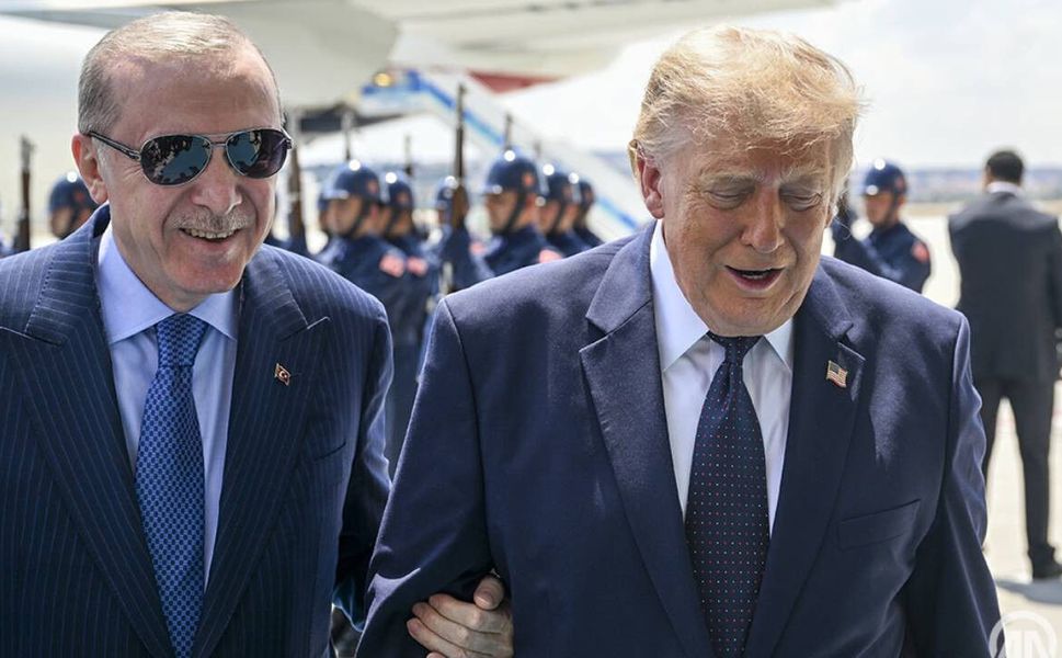 Trump, Ankara'da: Erdoğan ile 'Saray'da görüştü