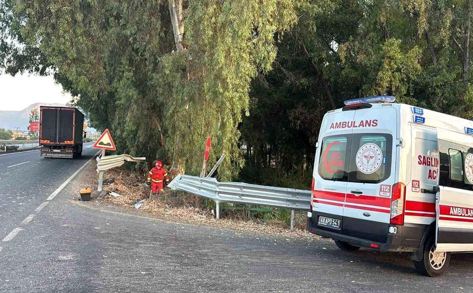 Ula'da tek taraflı kaza: Bir ölü
