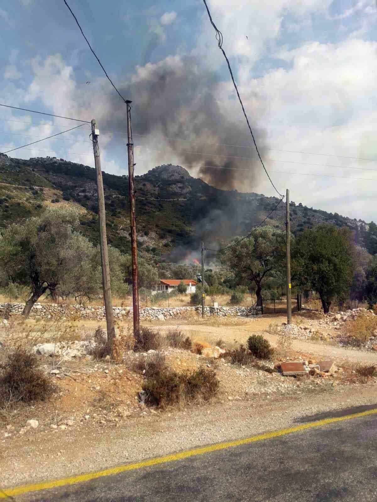 SEYDİKEMER'DE BAŞLAYAN ORMAN YANGINI SÖNDÜRÜLDÜ