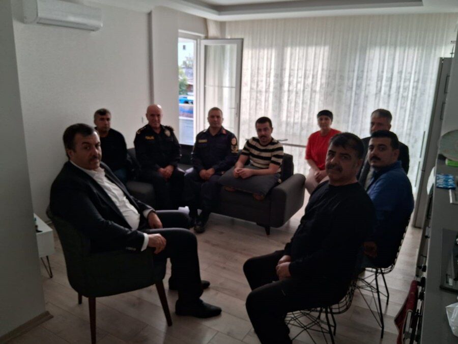 KAYMAKAM YAKUTA’DAN DEPREMZEDE ZİYARETİ