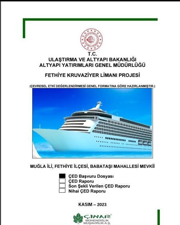 FETHİYE’YE KRUVAZİYER İSKELE İÇİN ÇED TOPLANTISI YAPILACAK