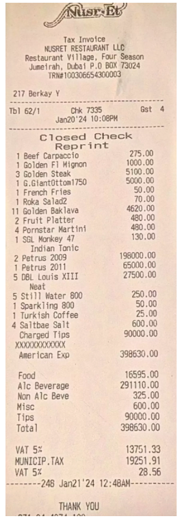 NUSRET'TEN 3.2 MİLYON LİRALIK HESAP PAYLAŞIMI... YOK ARTIK