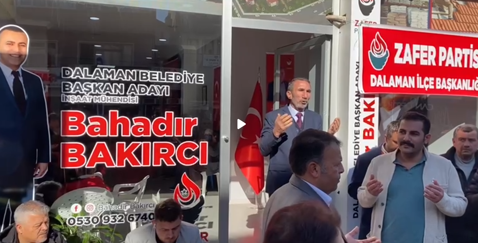 ZAFER PARTİSİ DALAMAN BELEDİYE BAŞKAN ADAYI BAKIRCI: DALAMAN İŞİ EHLİNE VERECEK