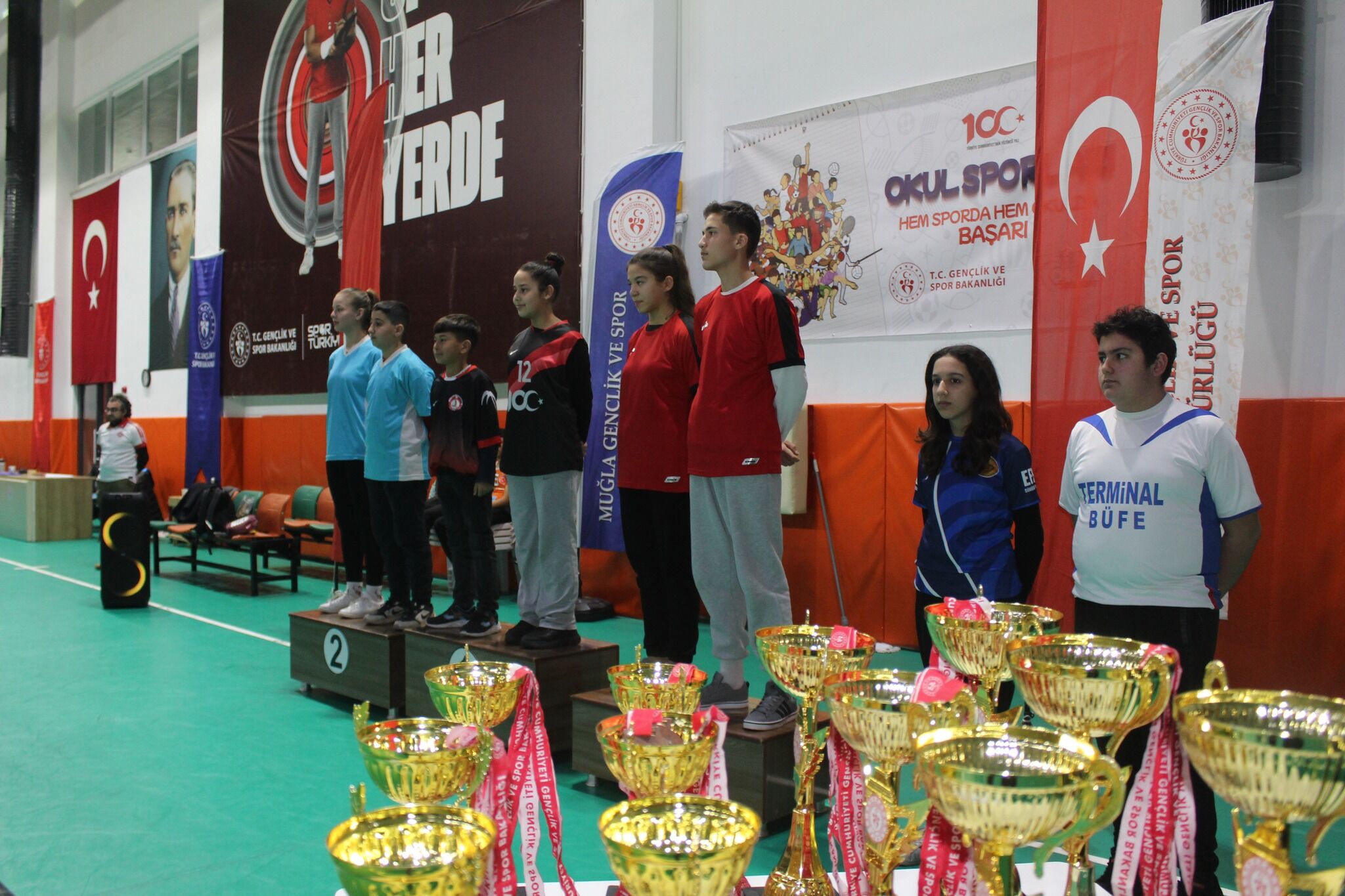 FLOOR CURLİNG OKUL SPORLARI İL BİRİNCİLİĞİ MÜSABAKALARI TAMAMLANDI
