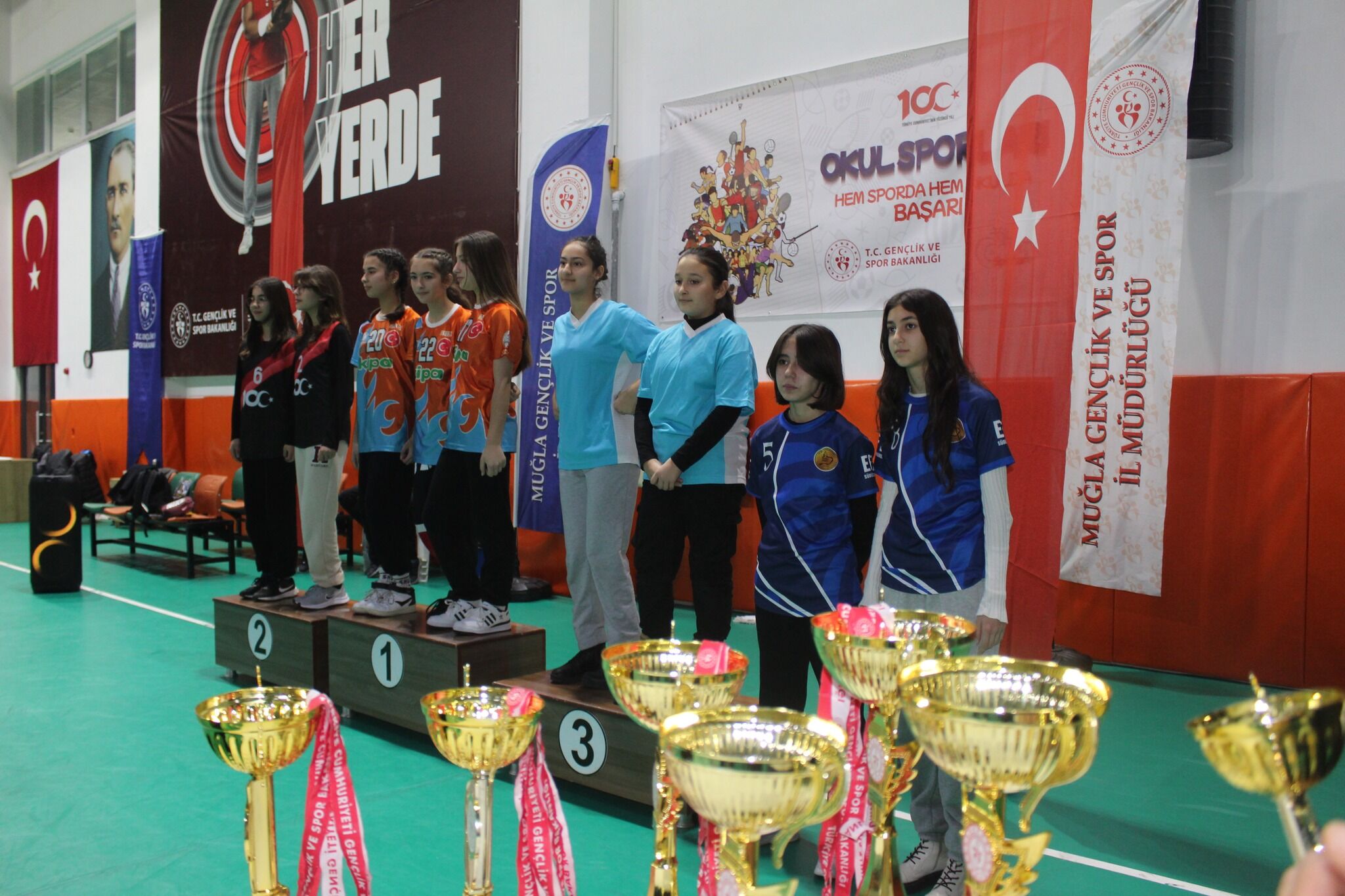 FLOOR CURLİNG OKUL SPORLARI İL BİRİNCİLİĞİ MÜSABAKALARI TAMAMLANDI