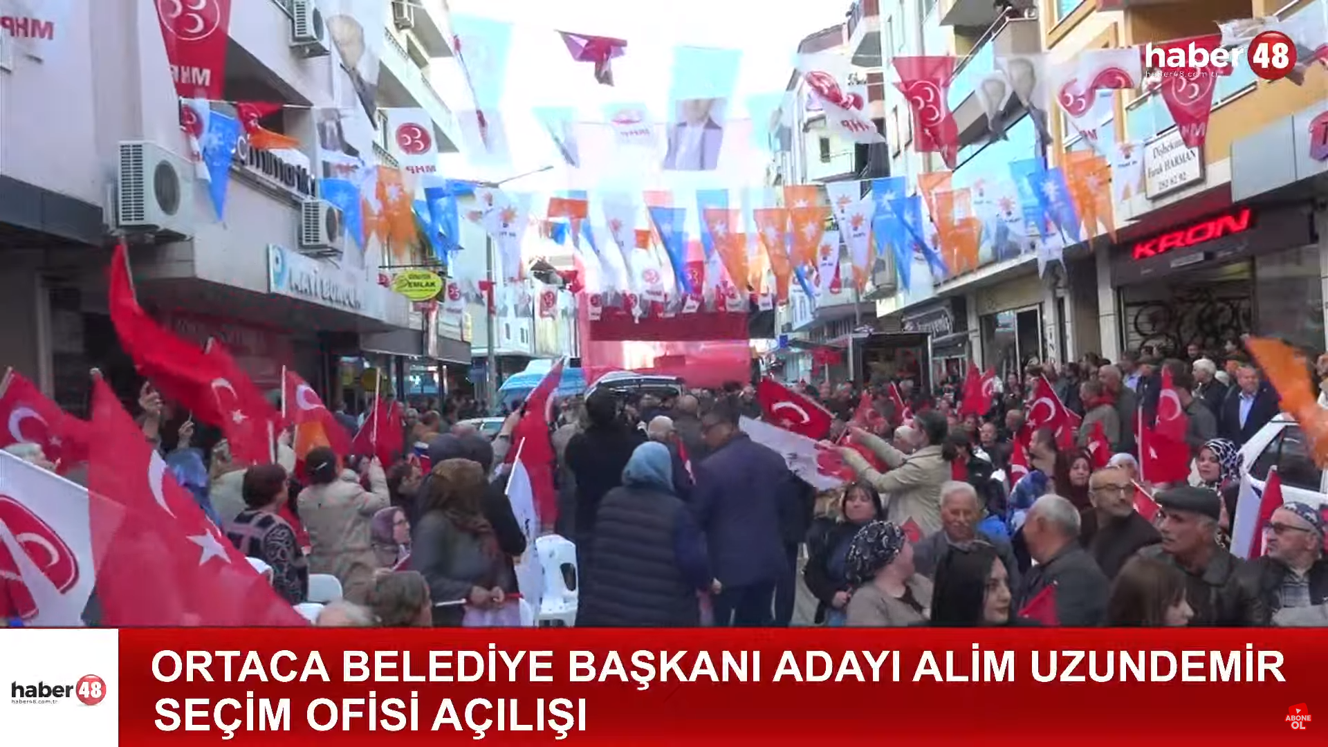ORTACA BELEDİYE BAŞKANI UZUNDEMİR’İN SEÇİM OFİSİ AÇILIYOR
