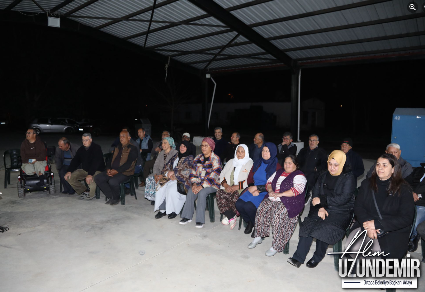 BAŞKAN UZUNDEMİR, MAHALLELİYE PROJELERİNİ ANLATTI