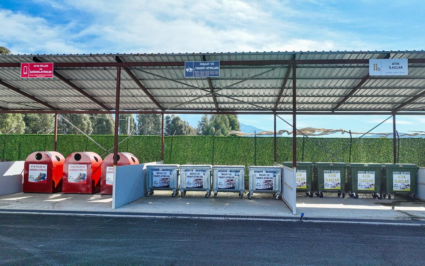 FETHİYE’DE ATIK GETİRME MERKEZİ İNŞA EDİLDİ
