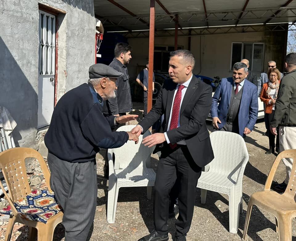 KAYMAKAM AKTAŞ VE BAŞKAN UZUNDEMİR’DEN VATANDAŞ ZİYARETİ