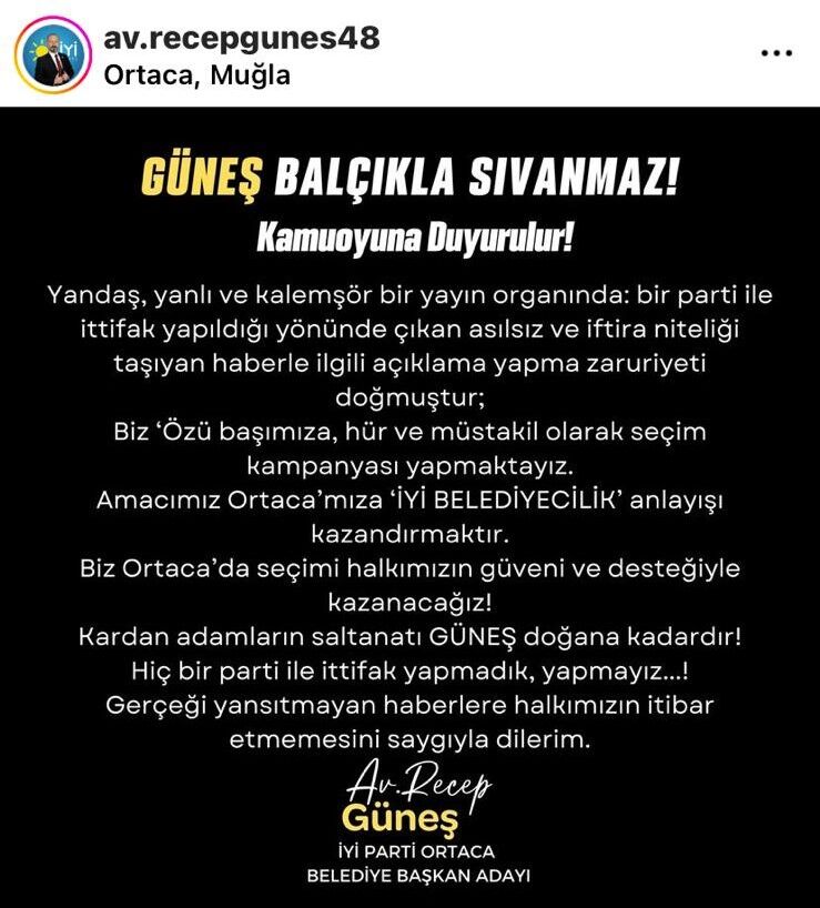 İYİ PARTİ ORTACA ADAYI HABER48'E SALDIRDI
