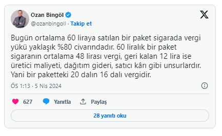 HERKES MERAK EDİYOR! 1 PAKET SİGARANIN VERGİSİ NE KADAR?
