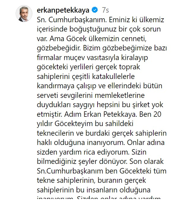 AMERİKALILARIN KIZILDERİLİLERE YAPTIKLARINI ŞİMDİ GÖCEK'TE YAPIYORLAR