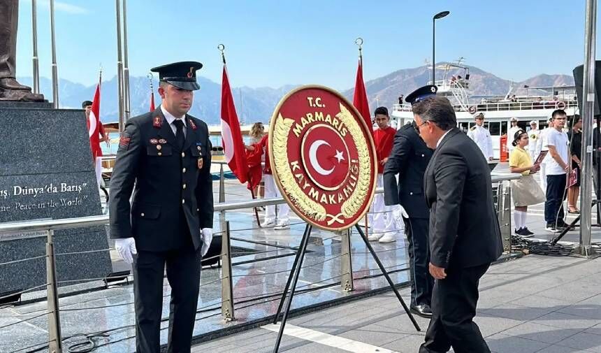 Marmaris’te 19 Eylül Gaziler Günü anma töreni: Anlamlı etkinlikler düzenlendi