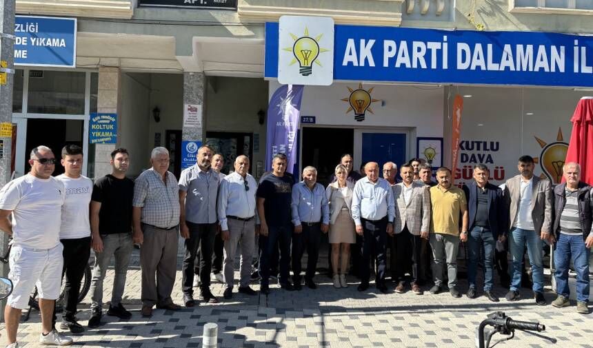 Milletvekili Yakup Otgöz'den AK Parti Dalaman İlçe Başkanı Uğur Akın Şahin ve yönetimine ziyaret