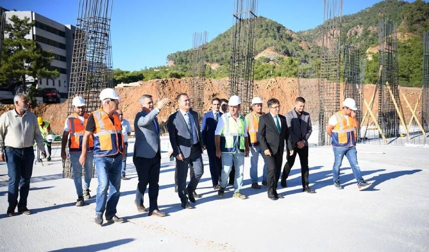 Vali Akbıyık, Marmaris'teki kamu yatırımlarını yerinde inceledi