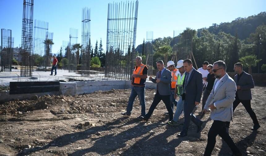 Vali Akbıyık, Marmaris'teki kamu yatırımlarını yerinde inceledi