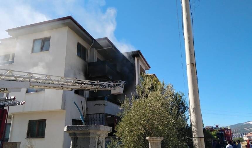 Yatağan'da çıkan ev yangını korkuttu!