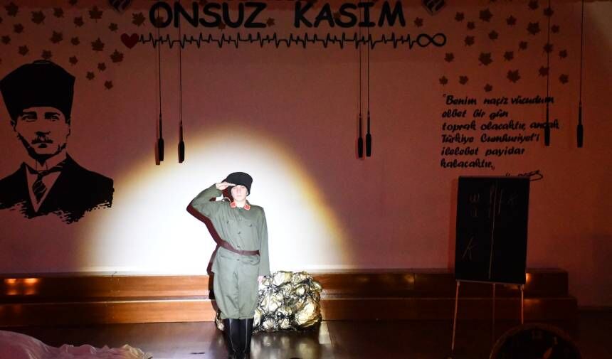 10 Kasım Atatürk’ü Anma Günü İlçe Programı Ortaca Final Okullarında gerçekleşti
