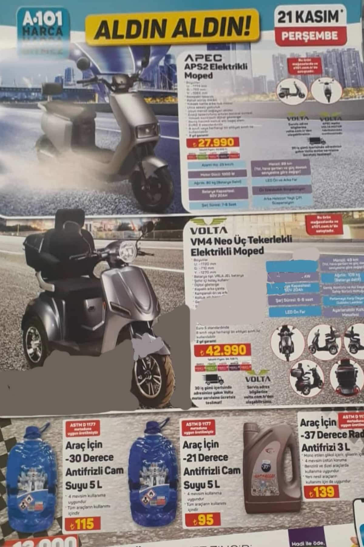 A101 21 Kasım 2024 aktüel ürünler! A101'de Perşembe hangi ürünlerde indirim var?