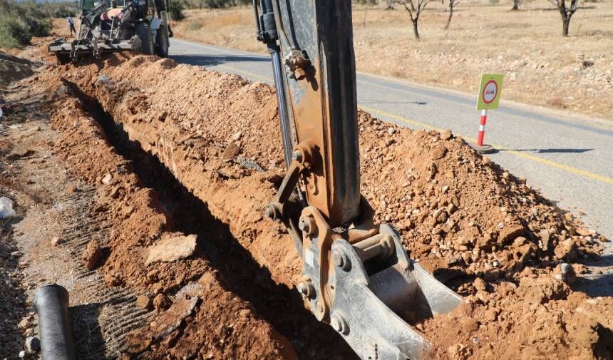 Betçe içme suyu projesinin 3 bin 500 metrelik kısmı tamamlandı